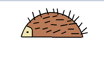 刺猬简笔画怎么画