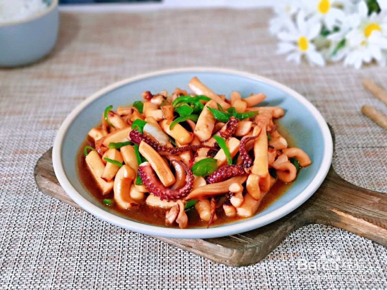 酱爆鱿鱼的做法