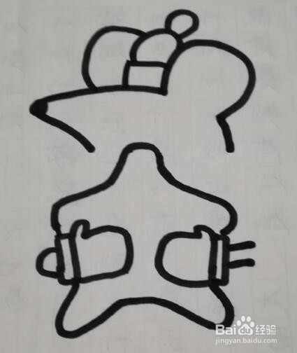 小老鼠的画法 小老鼠的简笔画