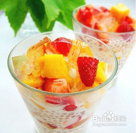 奶香西米水果捞