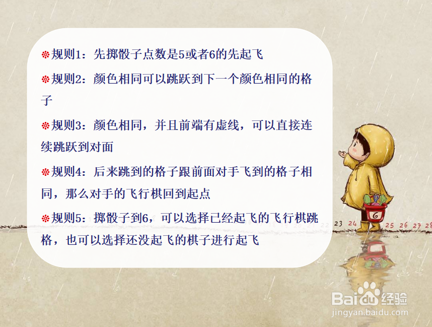 飞行棋规则图解