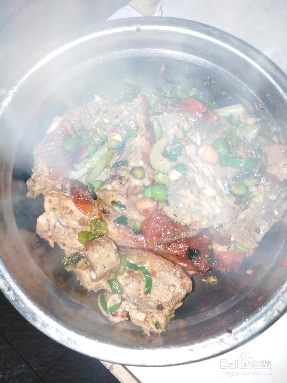 烧鸭如何炒碗豆