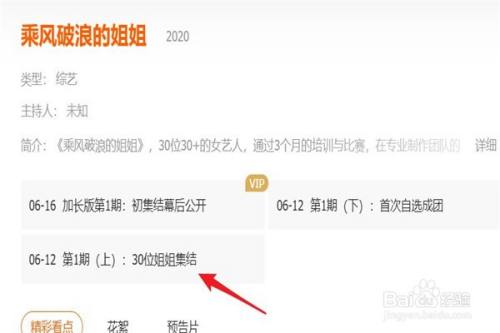 在哪里在线观看30位乘风破浪的姐姐集结的视频？