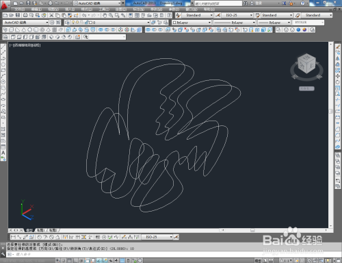 CAD三维建模——立体logo制作教程