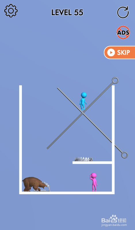 Pink Blue Together的LEVEL 55怎样通关