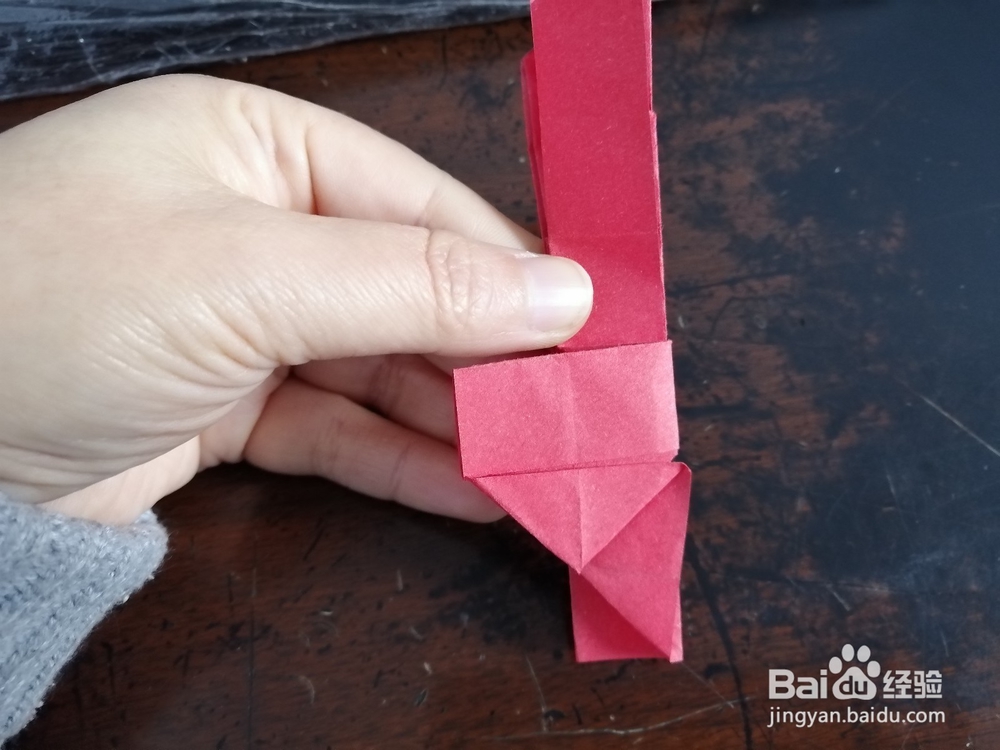 抽象的小人怎么用纸折