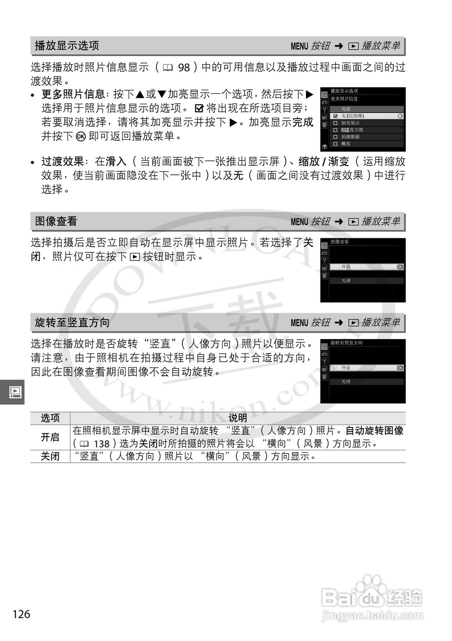 尼康NIKON D3200数码相机使用说明书:[15]