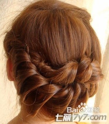 最新韩式编发盘发2012秋季流行淑女发型