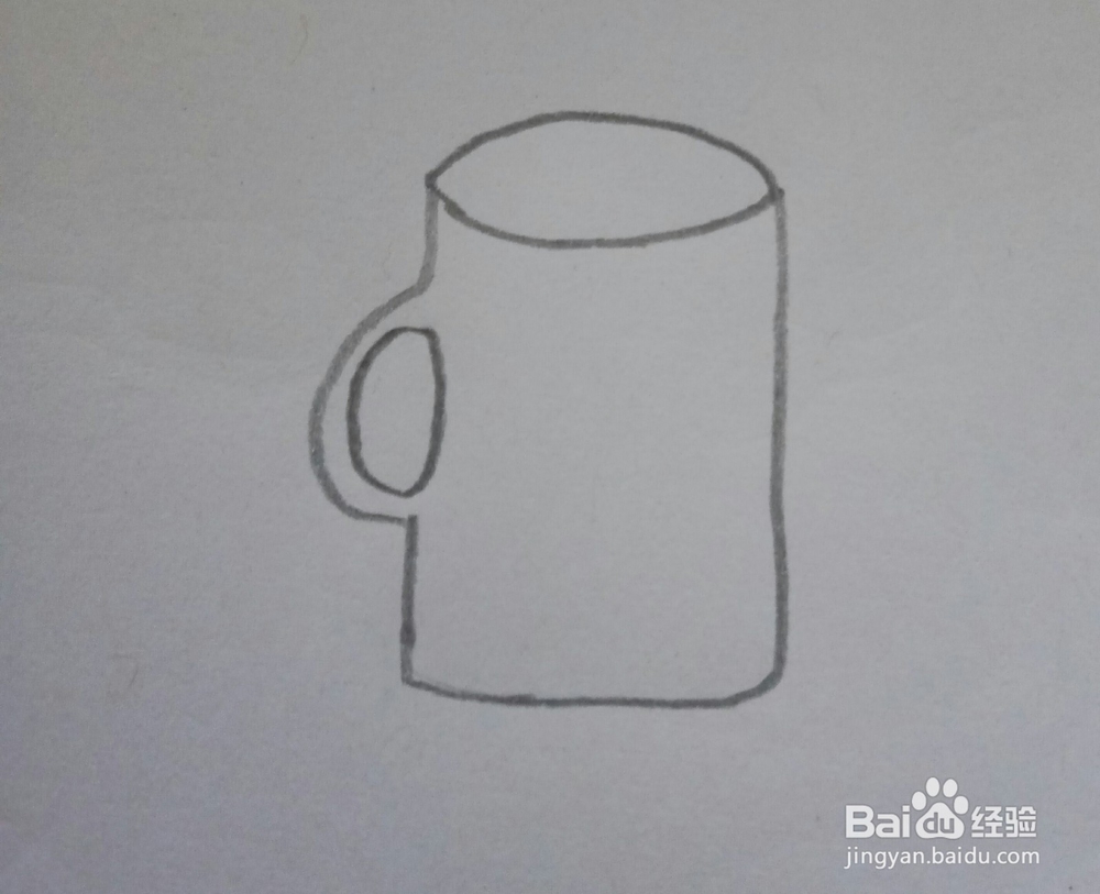 儿童简笔画杯子画法六