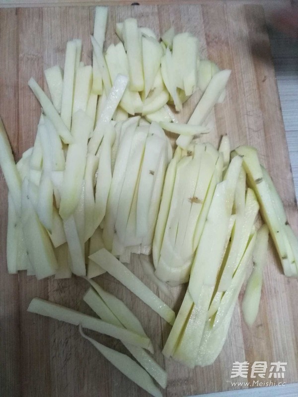 炸薯条的家常做法