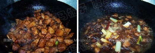 杏鲍菇烧肉--去油小妙招