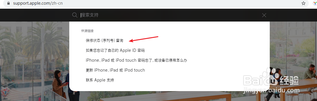 苹果官网怎么查询序列号