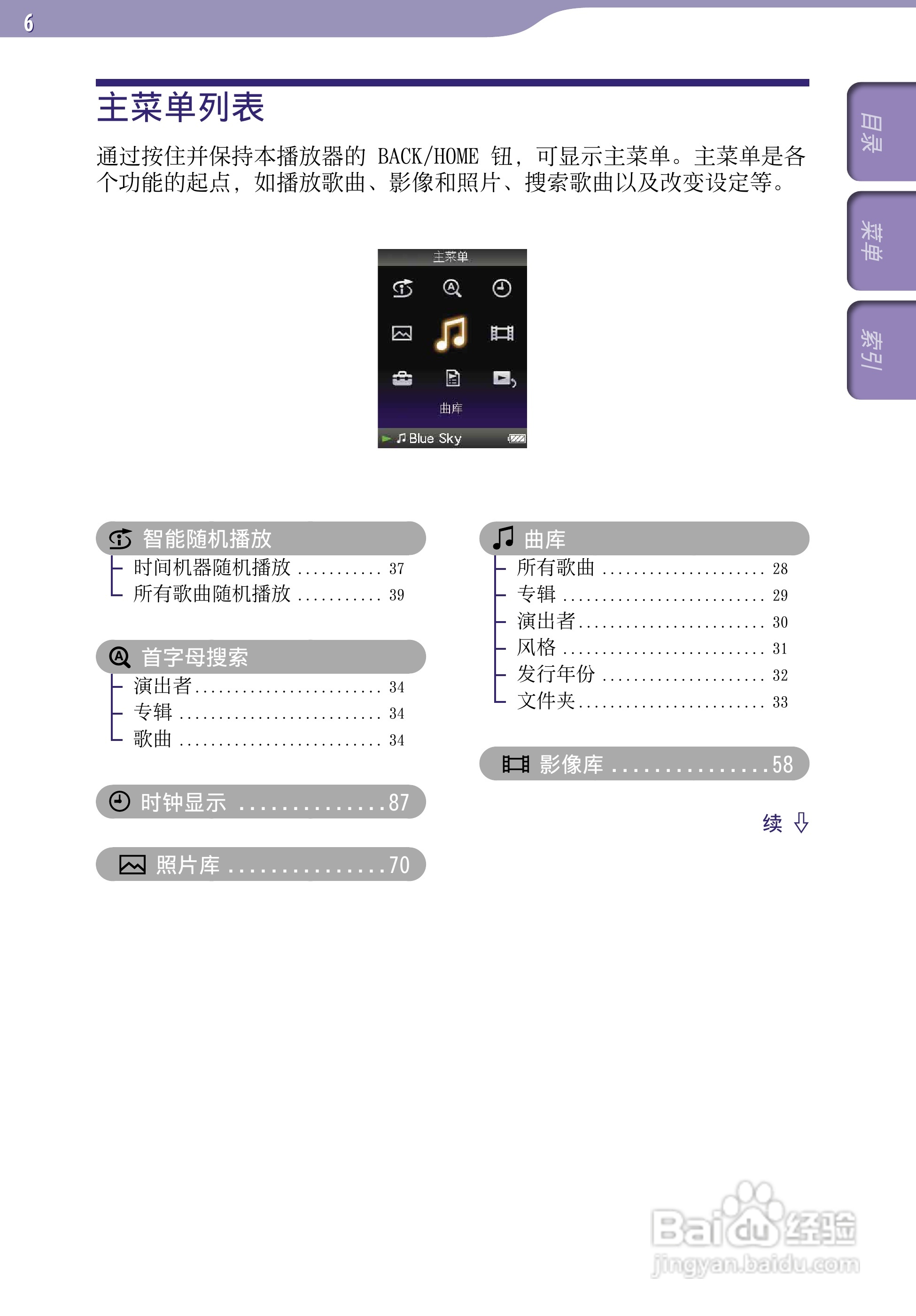 SONY索尼NWZ-A728数码影音使用说明书:[1]