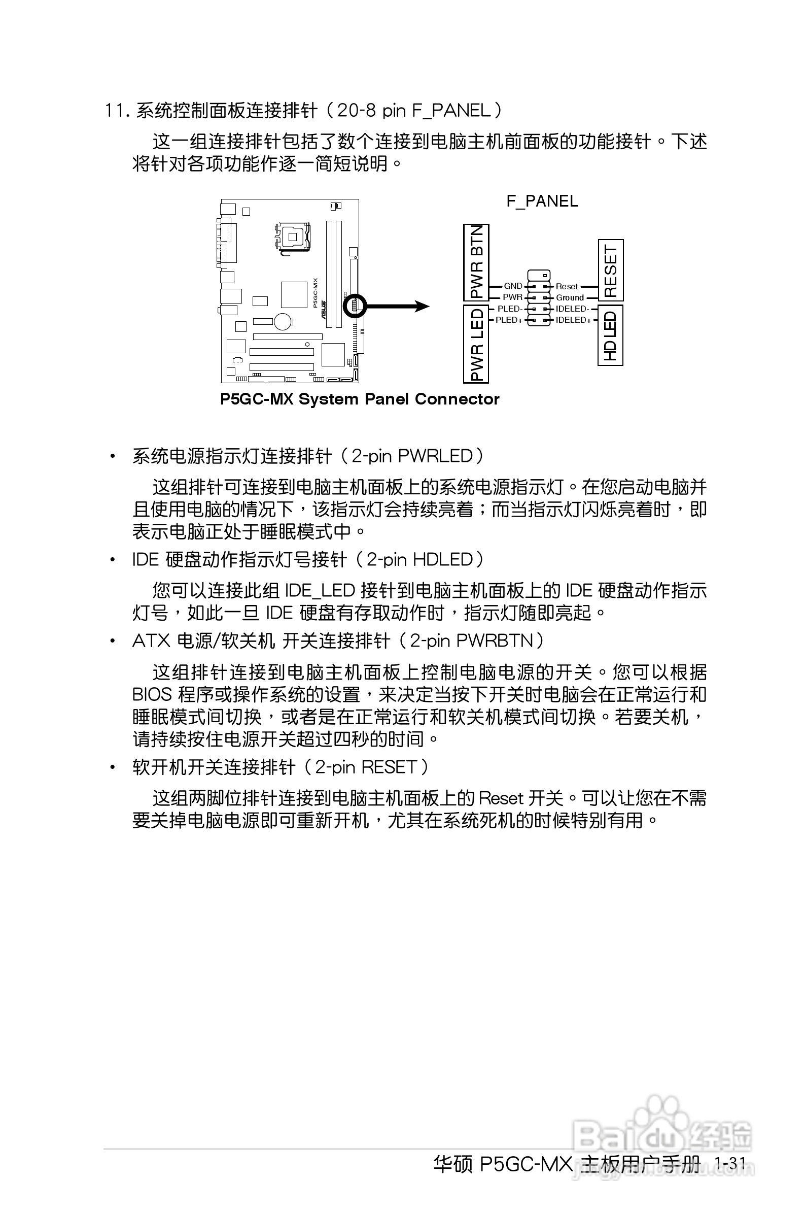 华硕P5GC-MX主板使用说明书:[5]
