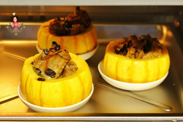 豆豉排骨南瓜盅