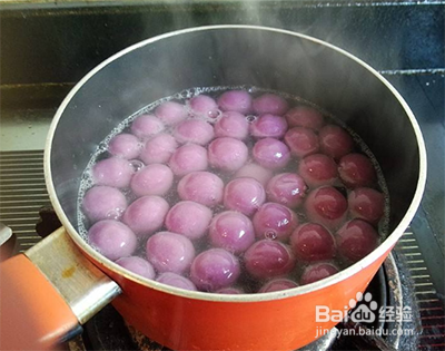 紫薯煮完水怎么变绿了