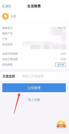 支付宝如何给自己家交电费