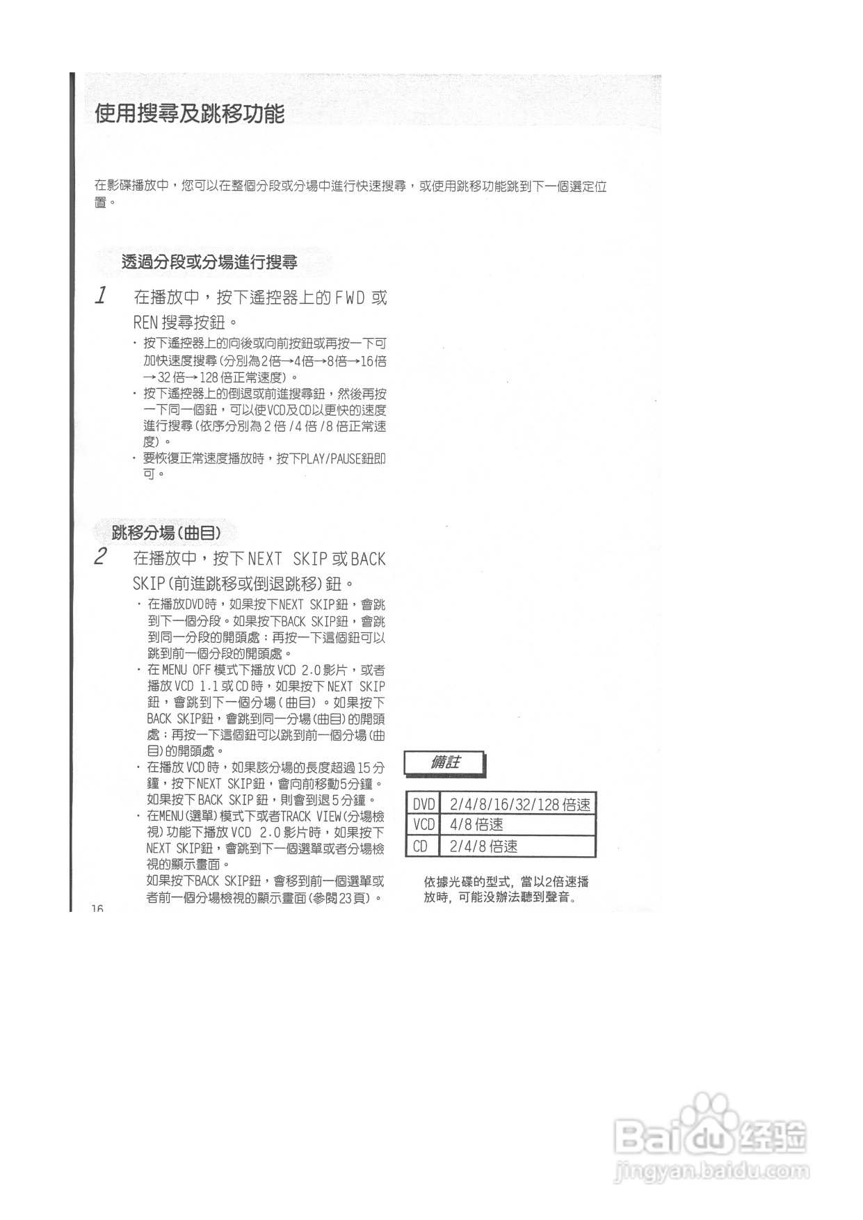 三星DVD-M408K型DVD放映机使用说明书:[1]