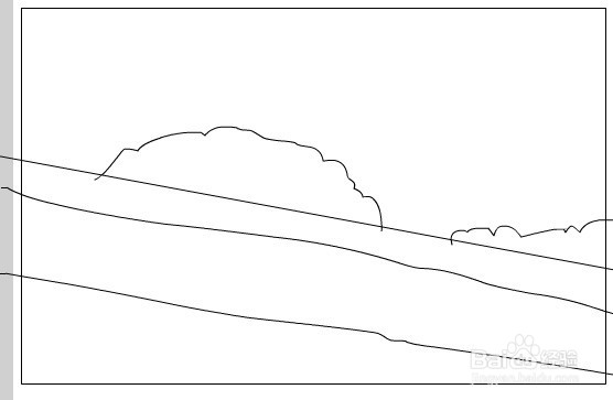 flash绘制一个下坡的场景
