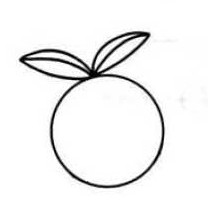 如何快速画一颗白萝卜