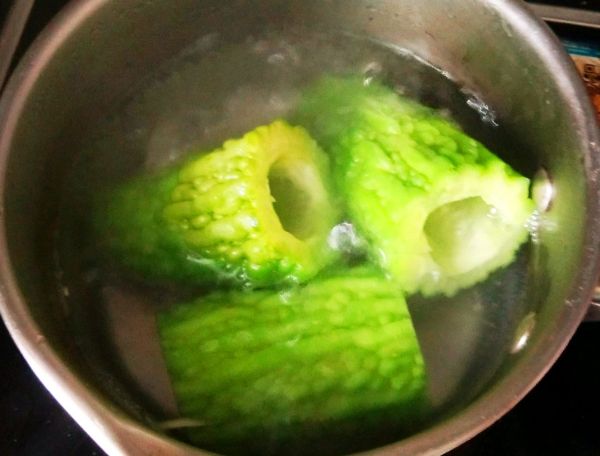 芒果紫薯酿苦瓜