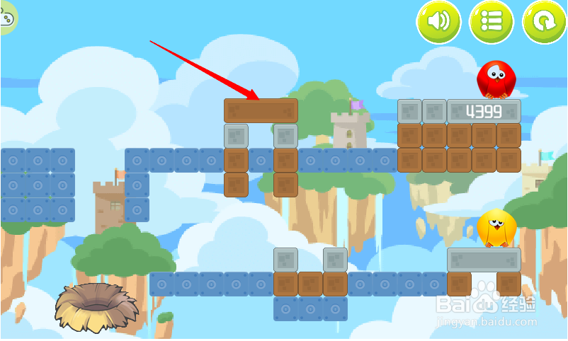 小游戏泡泡鸟历险记4第7关