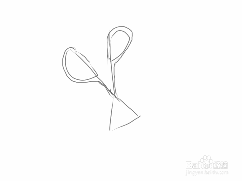 手绘涂鸦系列之怎样画夹眉毛夹