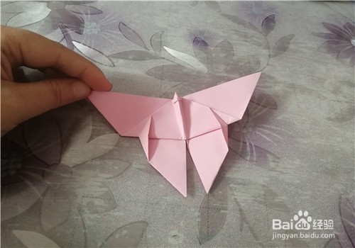 手工折纸之A形蝴蝶用纸怎么折