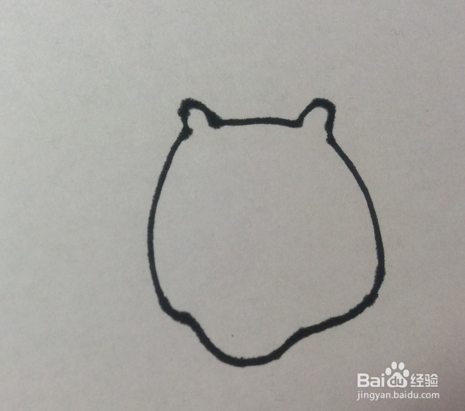 如何画豹子的儿童画?