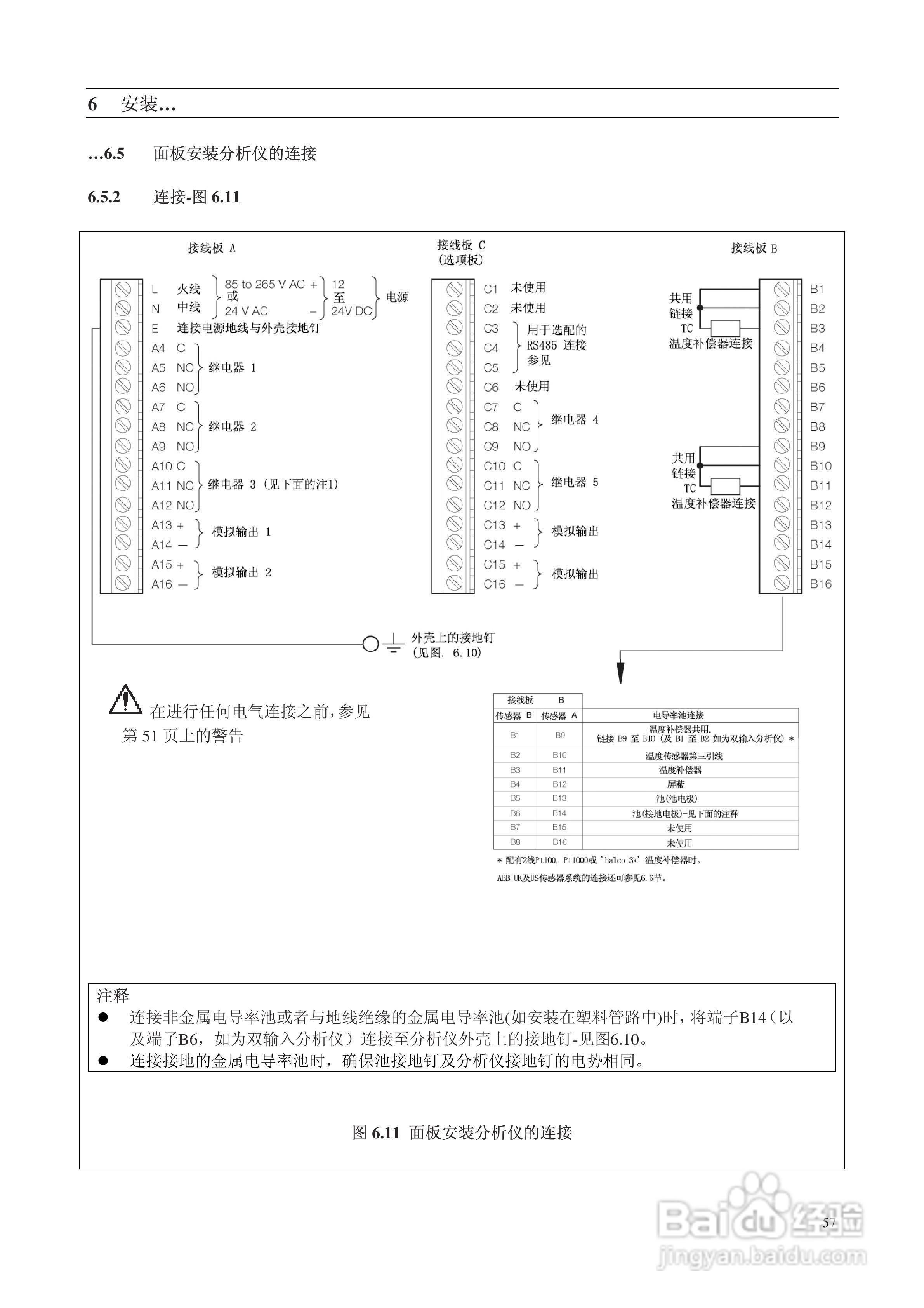 AbbAX400系列电导率分析仪说明书:[6]