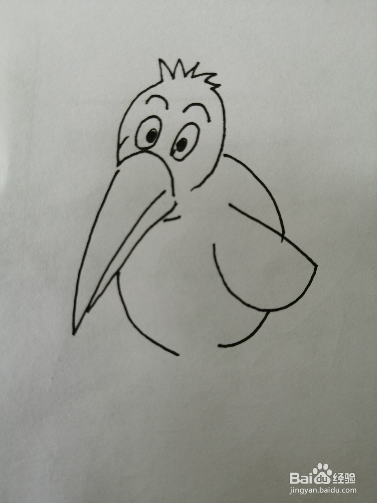 简笔画小鸟怎么画