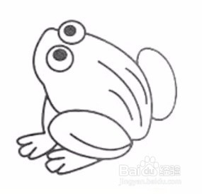 简笔画系列：如何画出一只小青蛙