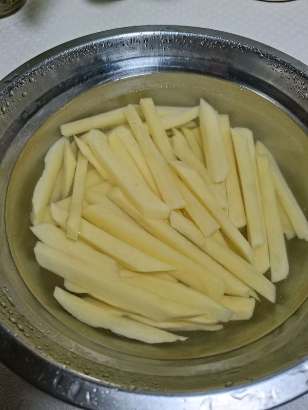 自制无油炸薯条