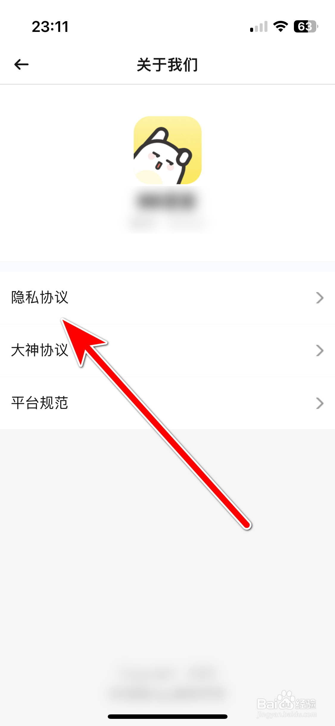 BB语音如何查看隐私协议