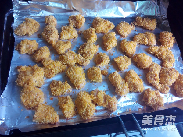 烤箱无油鸡米花