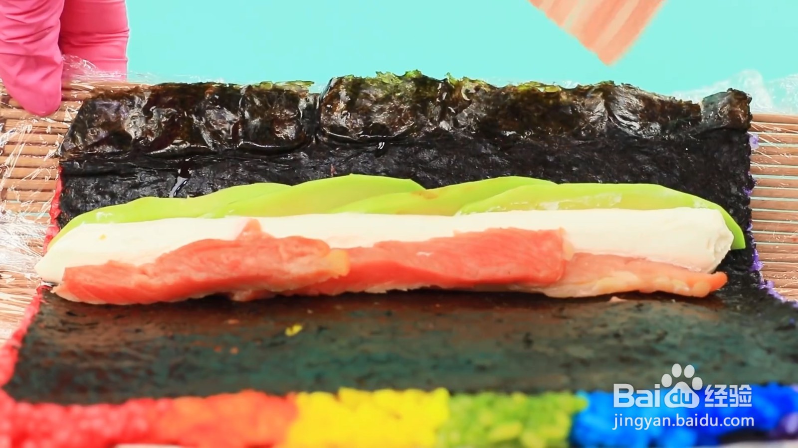 彩虹寿司如何制作