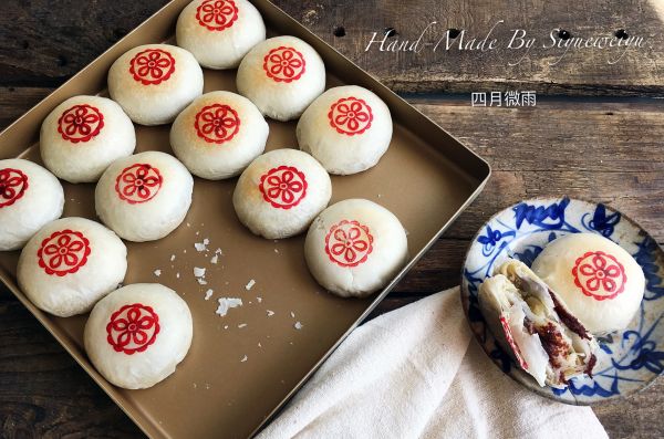 麻薯玫瑰豆沙酥