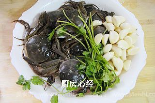 铁锅蒜子河蟹的做法