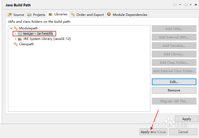 eclipse怎么导入jar包？