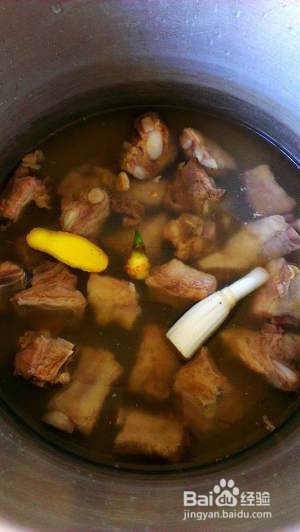 食补养生豆角炖排骨的做法