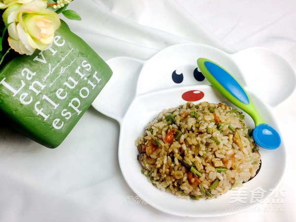 香椿炒饭的做法