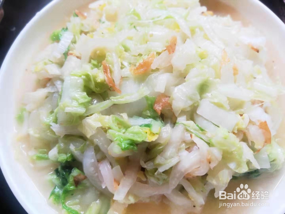 虾皮炝大白菜---养生菜系列