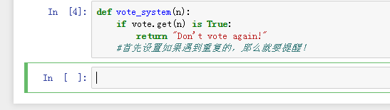 如何用PYTHON编写简单的投票程序