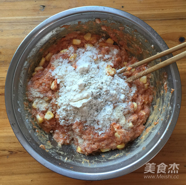 杂蔬玉米肉丸子