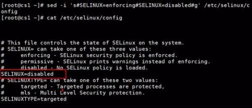 Linux关闭selinux