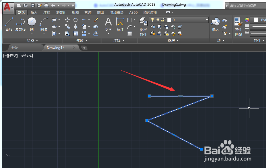 AutoCAD怎么点选多线段