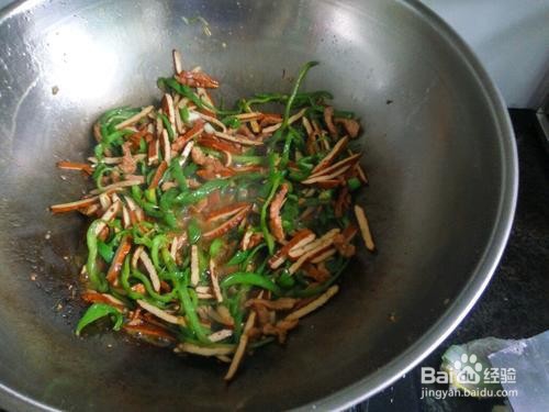辣椒豆干炒肉