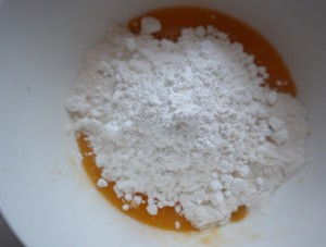 自制芋泥味流心仙豆糕