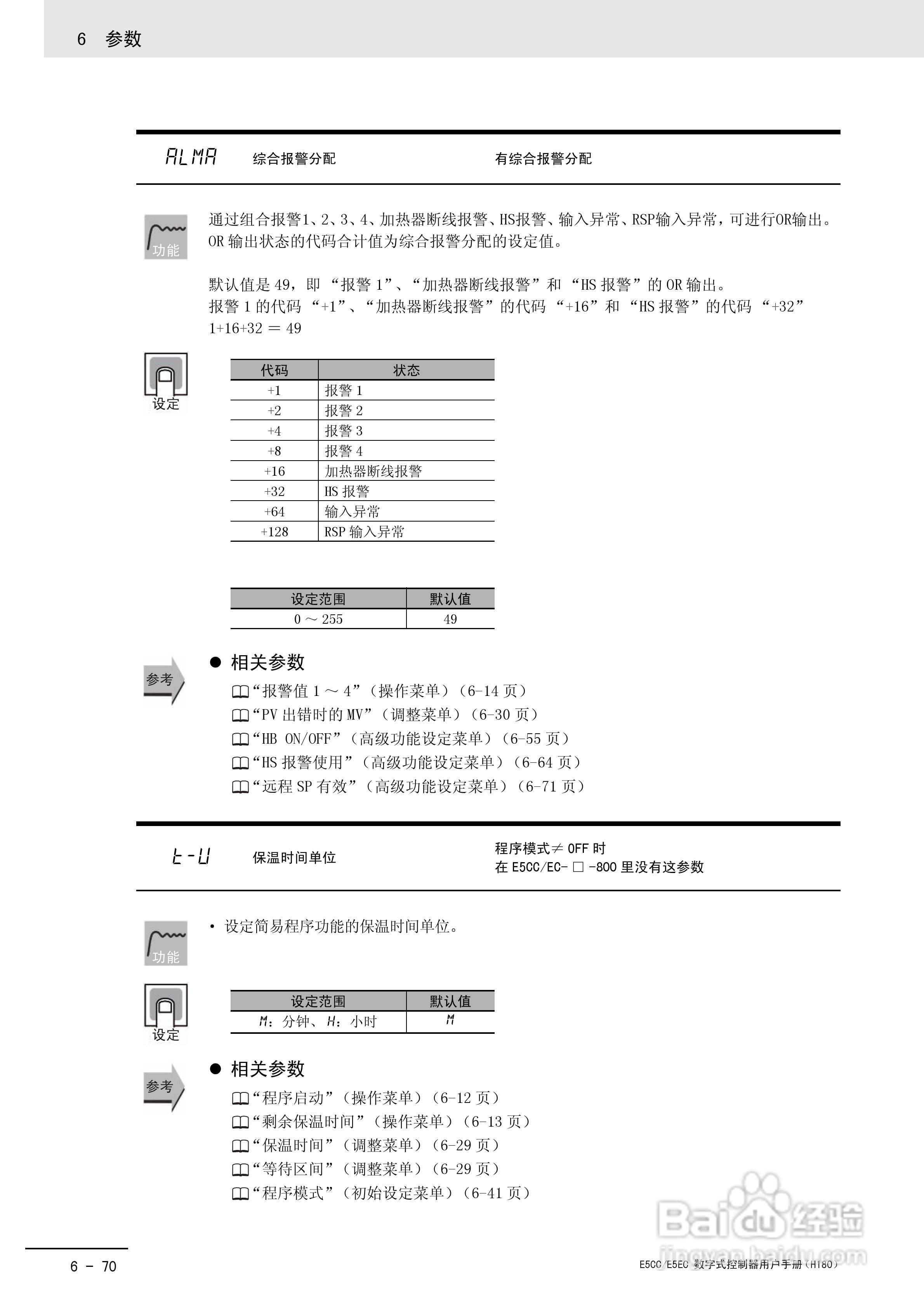 欧姆龙温控器E5CC-E5EC操作手册:[26]