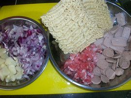 家常面条沙茶干捞面